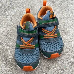 Green Tsukihoshi Toddler Shoes Size 8